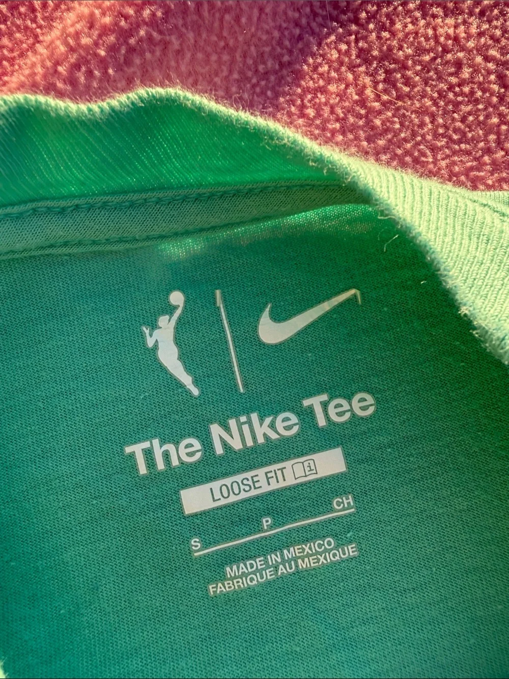 Nike Mint Green WNBA Silhouette Crop Tee